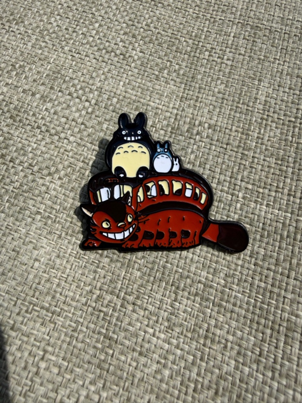 Studio Ghibli Catbus Enamel Pin with Totoro